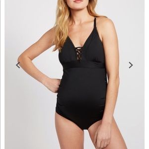 Pea in the Pod Maternity one piece swim suit
